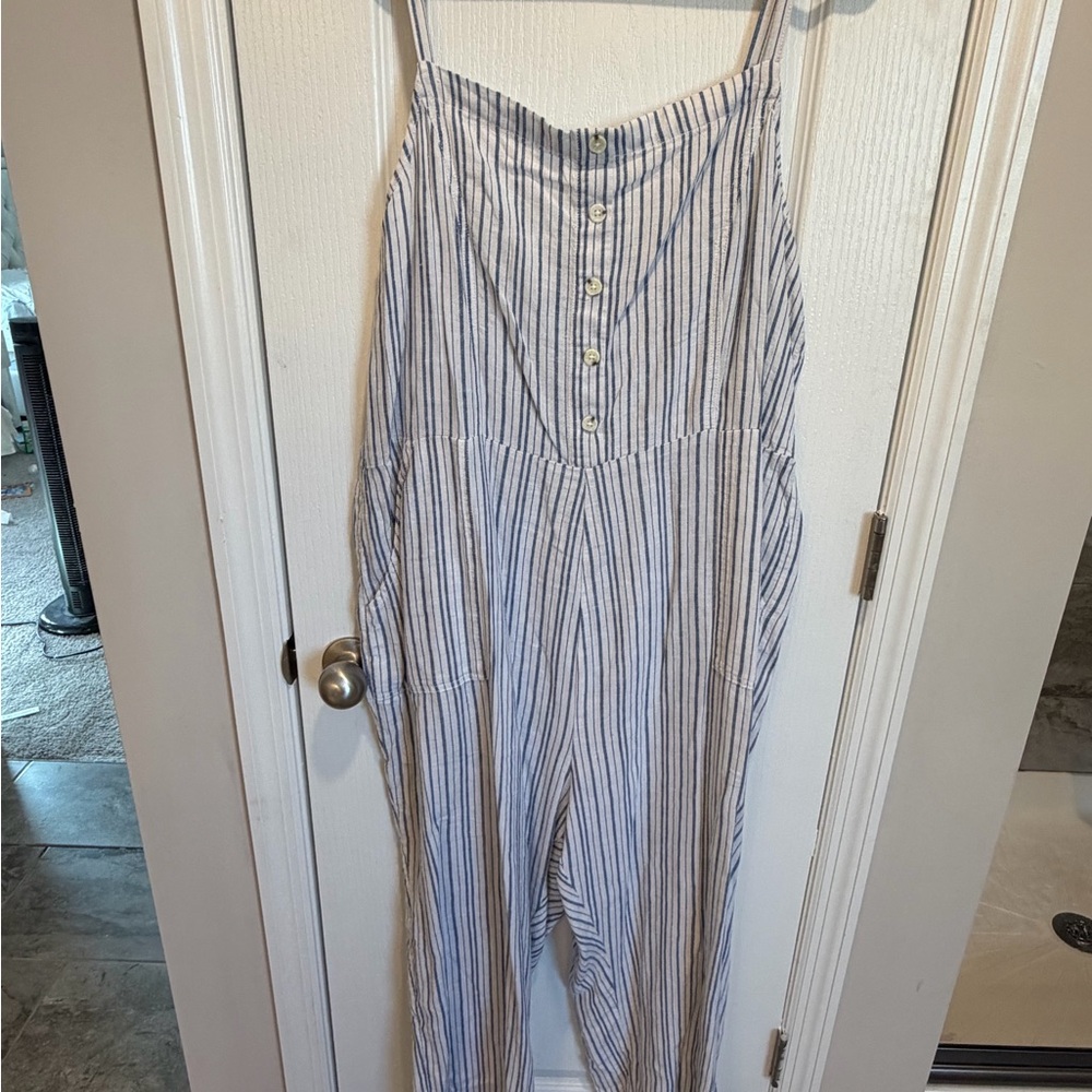 Old Navy Linen Pants Romper. Women’s XXL